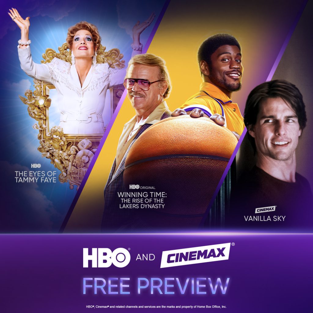 Free HBO & CINEMAX Preview 5/35/9 MIDTEL